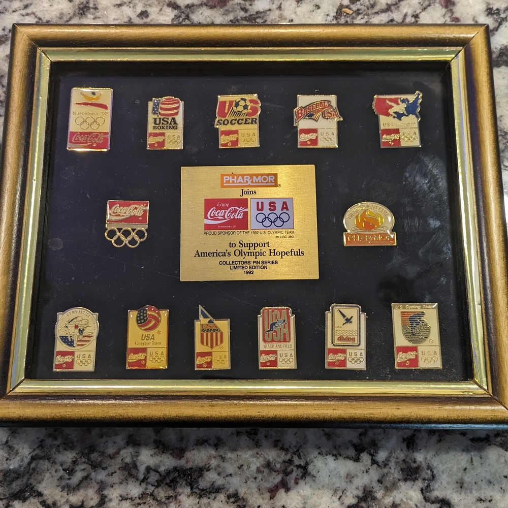 Olympic Hopefuls Pin Collection - Black and Gold